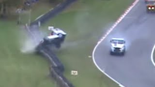 Huge Truck Crash at Brands Hatch [upl. by Belldas]