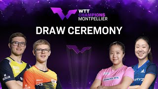 Draw Ceremony LIVE  Champions Montpellier 2024 [upl. by Yliab]