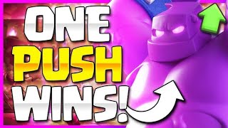 BEST ELIXIR GOLEM DECK in CLASH ROYALE [upl. by Formenti601]