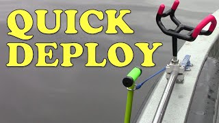 How To Build a Quick Deploy Tether for Shallow Water Anchors amp Stake Out Poles [upl. by Ynavoeg]