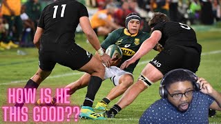 Americans first time reaction to Cheslin Kolbe  The Ultimate Athlete  Best Rugby Player [upl. by Jamie]