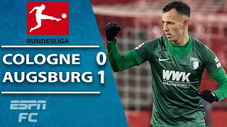 Augsburg start the year with victory at Cologne  ESPN FC Bundesliga Highlights [upl. by Koralie]