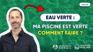 Eau verte piscine comment Faire [upl. by Yesnek]