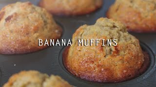 BEST Banana Muffins Recipe [upl. by Eltsirhc]