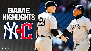 Yankees vs Guardians Game 1 Highlights 41324  MLB Highlights [upl. by Einaeg]