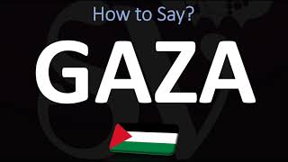 How to Pronounce Gaza CORRECTLY [upl. by Warren]