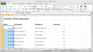 Excel Text Horizontal and vertical alignment [upl. by Hetti]