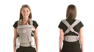 How Do I Crisscross Baby Carrier Straps  Omni 360  Ergobaby [upl. by Charissa526]