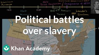 Slavery and Missouri Compromise in early 1800s  US History  Khan Academy [upl. by Catlaina]