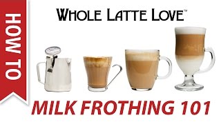 Milk Frothing for Beginners [upl. by Meid295]