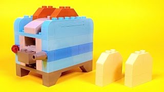 Lego Toaster Building Instructions  Lego Classic 10696 quotHow To” [upl. by Ardnasak]