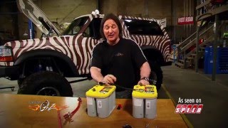 Stacey Davids GearZ Quick Tip Hooking Up 2 Batteries [upl. by Gnof548]