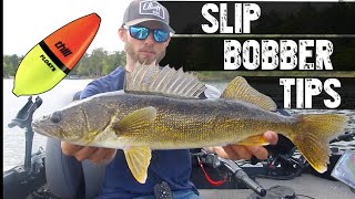 Slip Bobber Walleye Fishing Tips [upl. by Adlesirk]