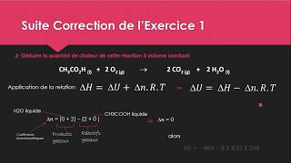 EXERCICES THERMOCHIMIE [upl. by Sewel]