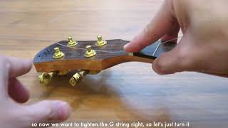 How to restring your Ukulele EASY [upl. by Wager]