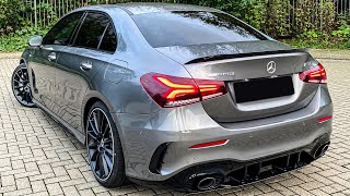 AMG A35 Sedan LOUDER than the A45 Walkaround SOUNDCHECK  Driving AClass A35 Saloon Sedan 2020 [upl. by Lux]