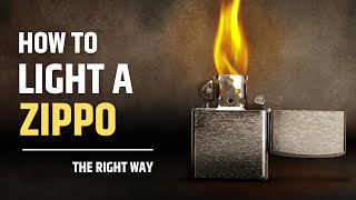 How to light a Zippo lighter [upl. by Norraj]