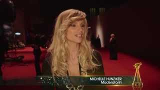 Michelle Hunziker im Interview  Goldene Kamera 2014 [upl. by Eellac697]