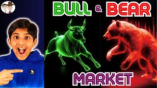 What are a Bull amp Bear Market A Simple Explanation for Kids and Beginners [upl. by Lacey]