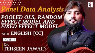 Econometrics  39  Panel Data Analysis Pooled OLS Random Effect Model Part 12 [upl. by Anivel]