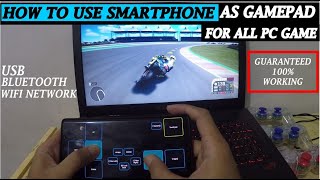 How To Use SmartPhone as Controller for All PC Game [upl. by Anniram]