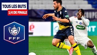 14 de finale  tous les buts I Coupe de France 20202021 [upl. by Enak722]