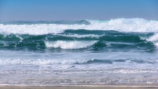 Breaking Waves  1 Hour of Beautiful Pacific Ocean Waves in HD [upl. by Durkee]