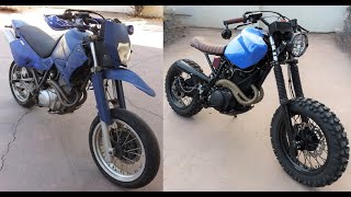 Yamaha XT600 Scrambler build [upl. by Nauhs508]