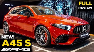 2021 MERCEDES AMG A45 S NEW Full Review BRUTAL HyperHatchback SOUND Exterior Interior 4MATIC [upl. by Anila]