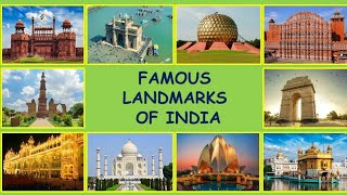 50 Famous Indian Historical Monuments Famous Landmarks Of India UNESCO World Heritage Sites [upl. by Aizahs]