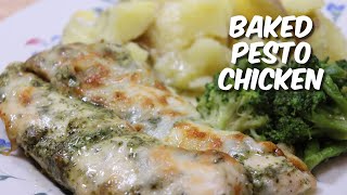 Baked Pesto Chicken  Easy Pesto Chicken Recipe  MOLCS Easy Recipes [upl. by Leroj]