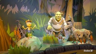 4K Shrek Ride  Trackless Dark Ride  Motiongate Theme Park in Dubai [upl. by Olmstead]