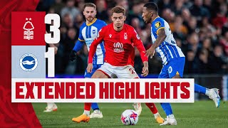 EXTENDED HIGHLIGHTS  NOTTINGHAM FOREST 31 BRIGHTON  PREMIER LEAGUE [upl. by Atir]