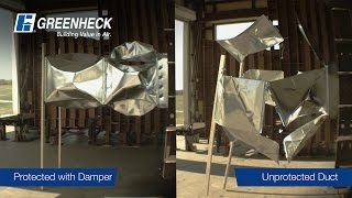 Greenheck  HBS Series Blast Damper Testing [upl. by Graham]