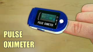 Fingertip Pulse OXIMETER  Blood Oxygen Saturation Level Monitor SpO2 [upl. by Melonie]