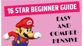 NEW FULL SM64 16 Star Beginner Speedrun Guide [upl. by Nysila]