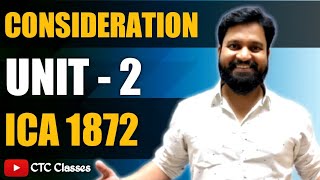 CA Foundation Indian Contract Act 1872 Unit 2 I CTC Classes [upl. by Rani963]