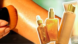 How To Make SHIMMER BODY LOTION amp OIL [upl. by Malamud]