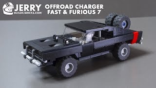 LEGO Fast amp Furious 7 Offroad Charger instructions MOC 77 [upl. by Eamaj]