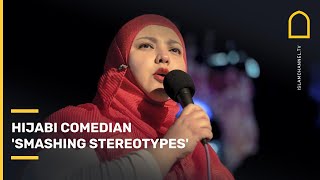 Fatiha ElGhorri Hijabi Muslim comedian smashing stereotypes  Islam Channel [upl. by Leyla892]