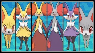 FULL FENNEKIN EVOLUTION TEAM [upl. by Lirrad]