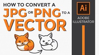 How to convert an Image to Vector in illustrator with Image Trace [upl. by Thun]