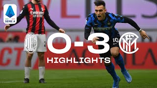 AC MILAN 03 INTER  HIGHLIGHTS  SERIE A 2021  LuLa turns Milano Nerazzurra ✌🏻⚫🔵 [upl. by Anson]