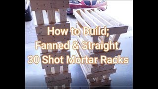 DIY 30 Shot Firework Mortar Racks [upl. by Farron]