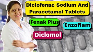 Diclofenac Sodium And Paracetamol Tablets  Fenak Plus  Enzoflam Tablet [upl. by Anomer]