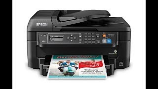 Epson WF 2860 2630  How To Clean Printhead  Not Printing Black [upl. by Allesig]