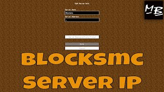 Minecraft Blocksmc Server IP [upl. by Ivanna]