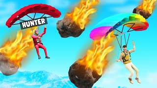 METEOR RAIN In HUNTERS VS SPEEDRUNNERS GTA 5 [upl. by Rudolph907]