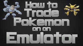 How to trade Pokemon with Yourself Using an Emulator VBAGBC and GBA games [upl. by Enirhtac387]