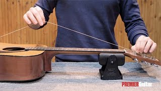 DIY How to String an Acoustic Guitar [upl. by Retsae829]